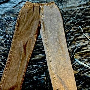 SHEIN color block denim jeans. Size XS